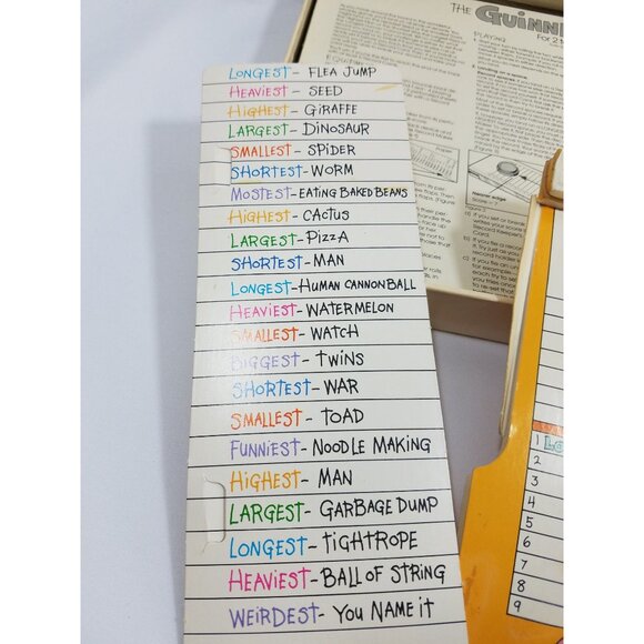 The Guinness Book Of World Records Game By Parker Brothers Complete Vintage - Picture 3 of 16